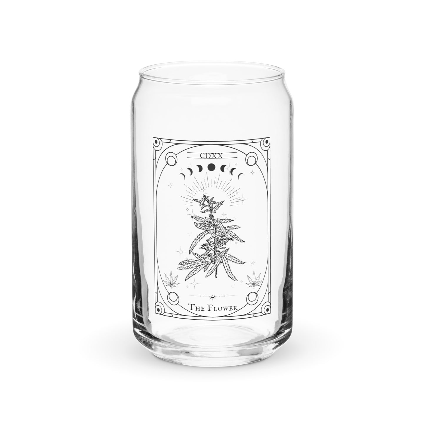 The Flower Tarot - Can-shaped glass