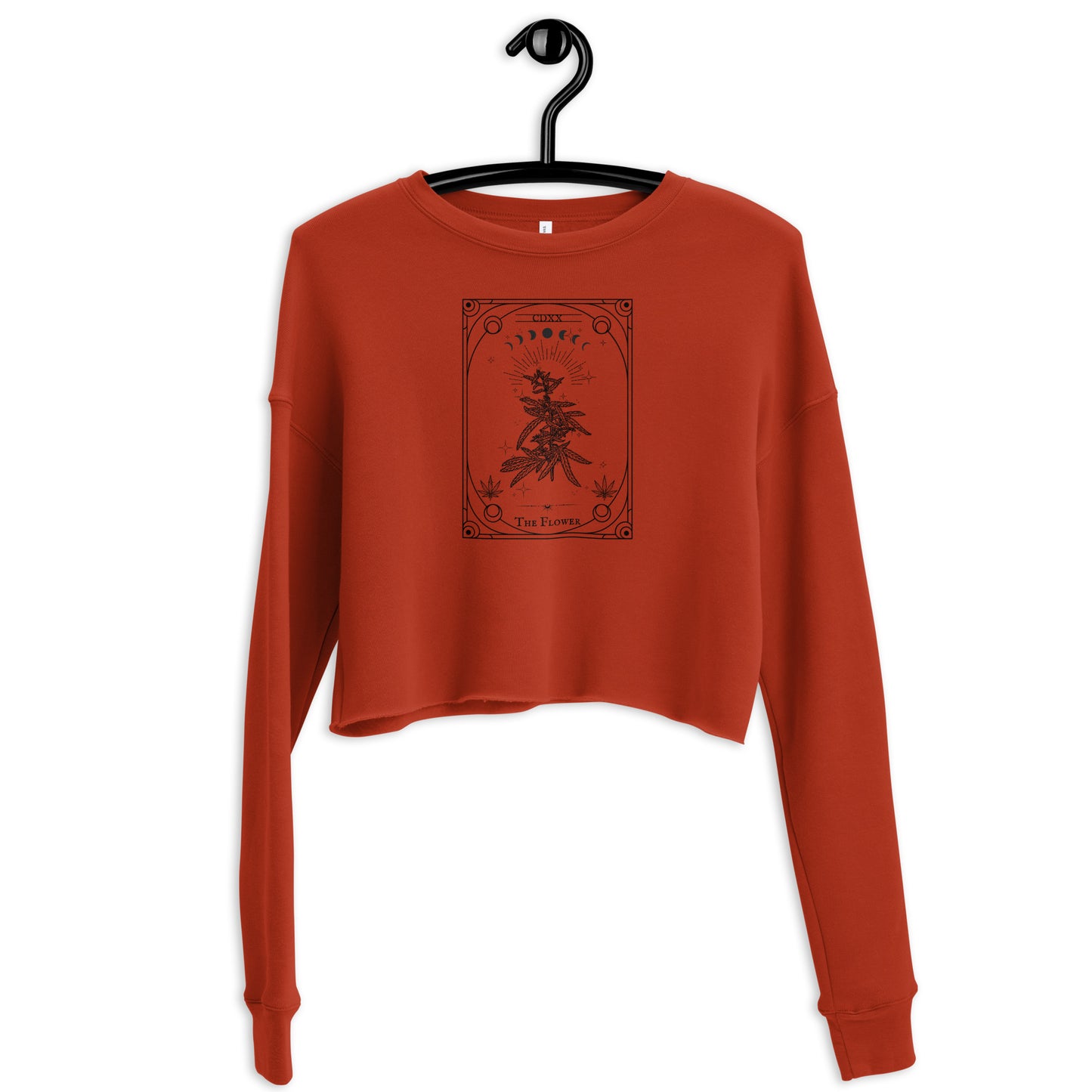The Flower Tarot Crop Sweatshirt