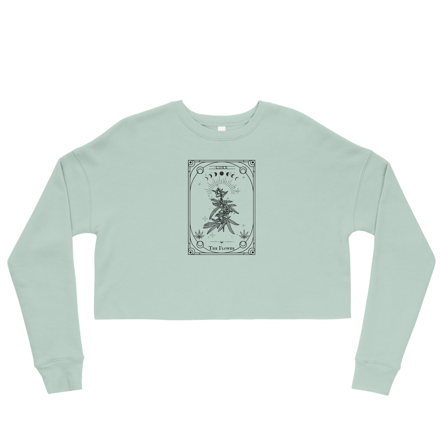 The Flower Tarot Crop Sweatshirt