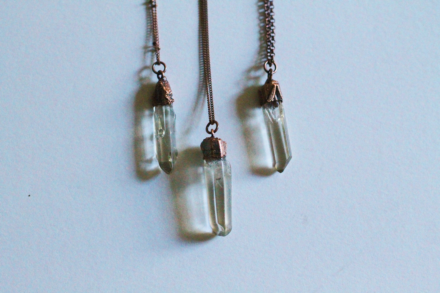 Crystal Necklace - Quartz Crystal Necklace - Crystal Quartz Necklace - Crystal Point Necklace