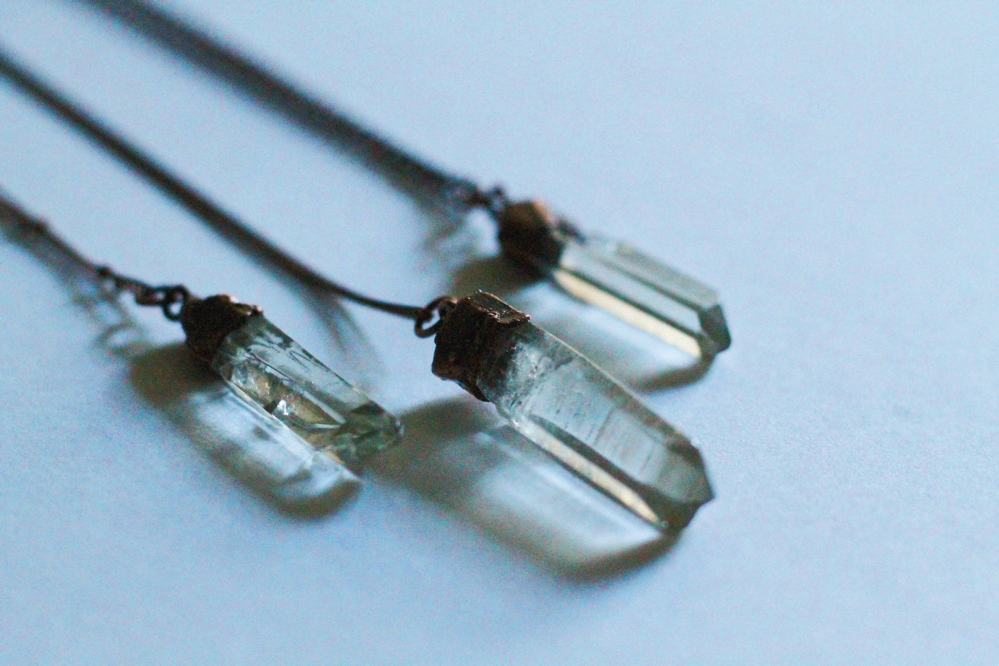 Crystal Necklace - Quartz Crystal Necklace - Crystal Quartz Necklace - Crystal Point Necklace