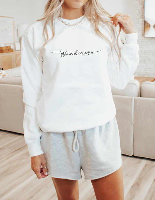 Wanderer - Embroidered Unisex Sweatshirt