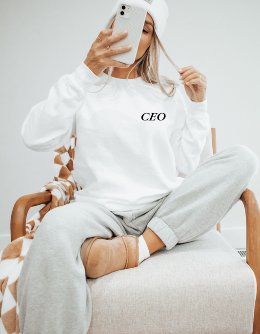 CEO Embroidered Sweatshirt - Unisex Sweatshirt