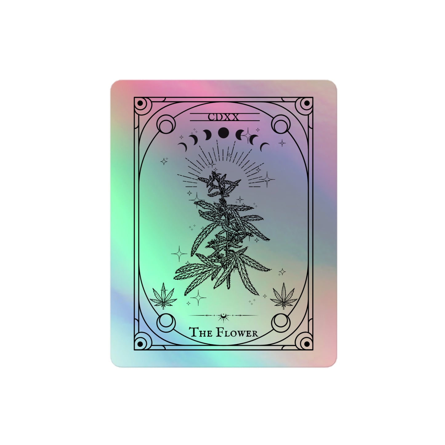 The Flower Tarot - Holographic stickers