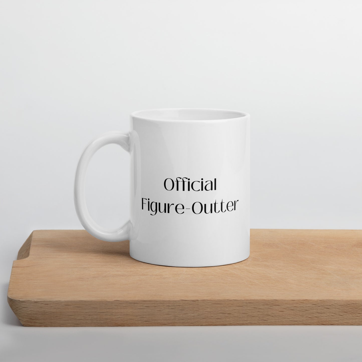 Official Figure-Outter - White glossy mug