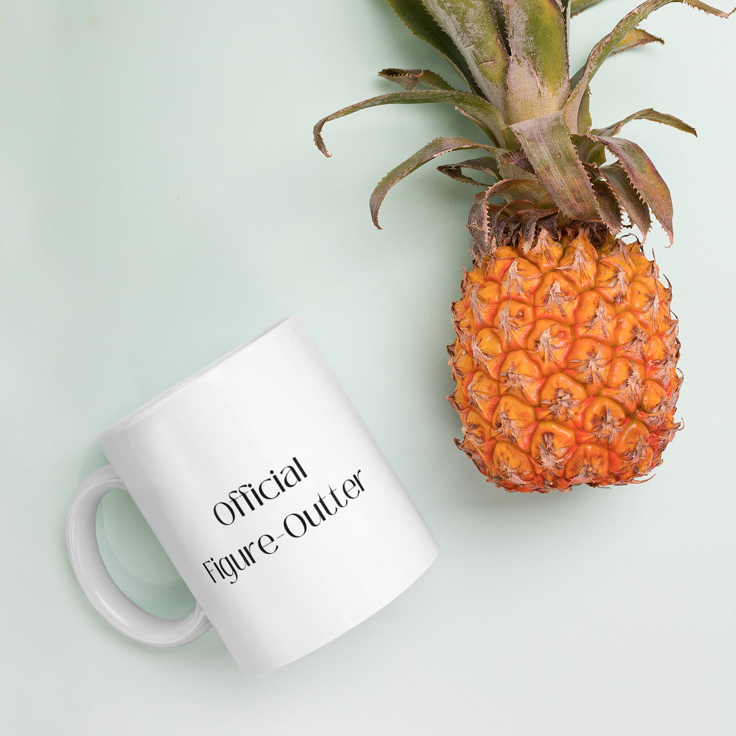 Official Figure-Outter - White glossy mug