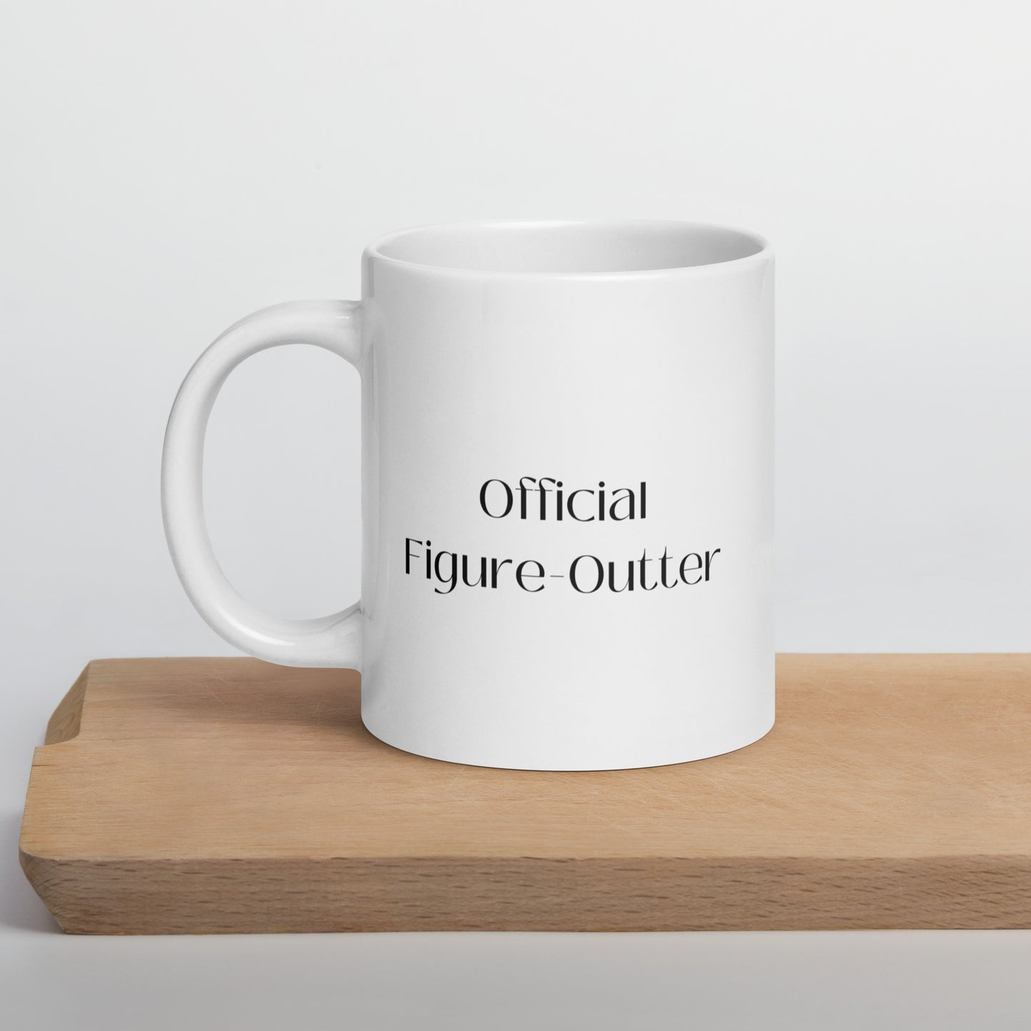 Official Figure-Outter - White glossy mug