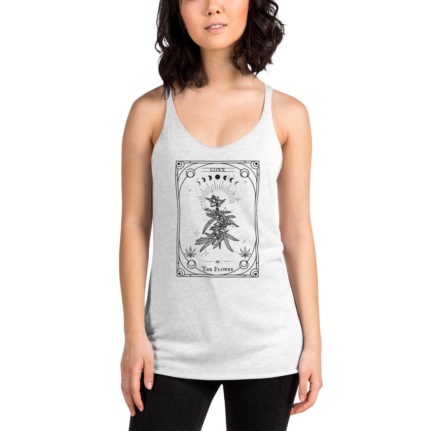 The Flower Tarot Women's Racerback Tank