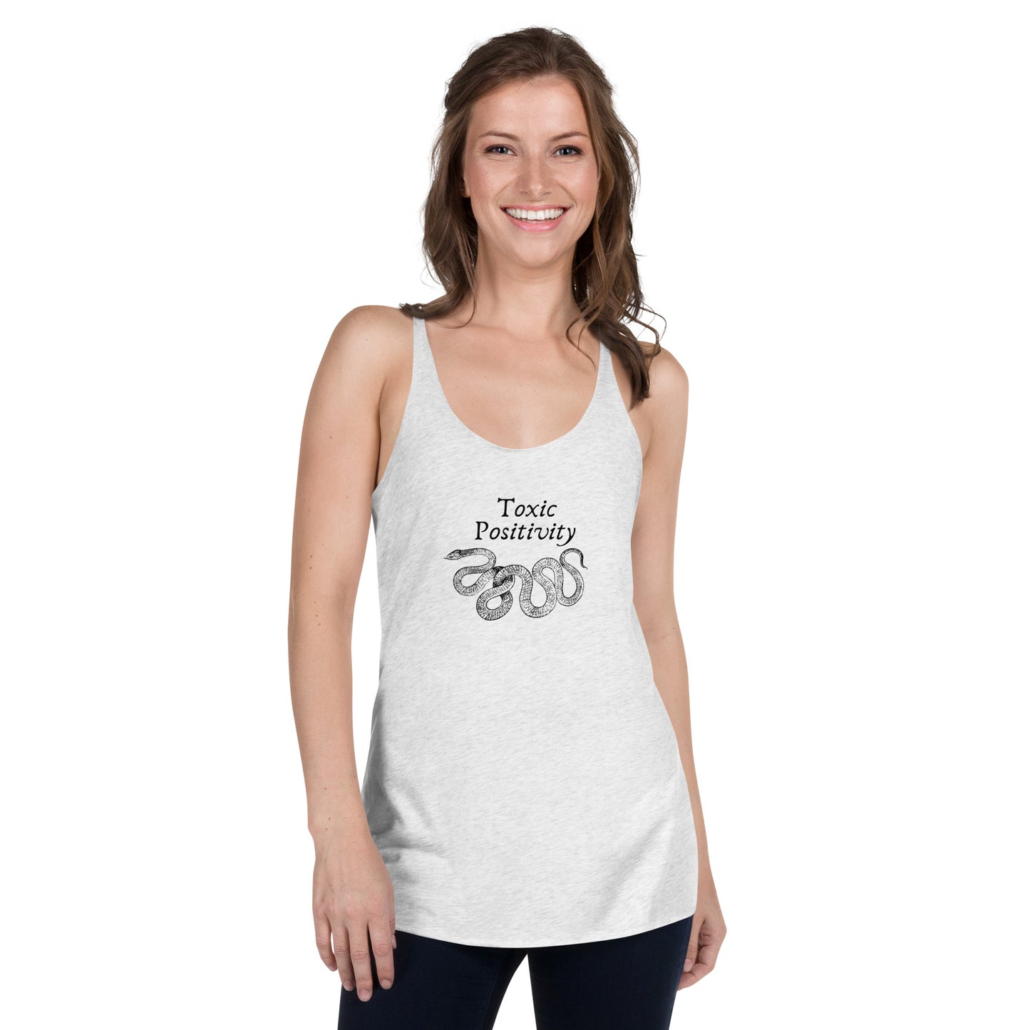 Toxic Positivity Women's Racerback Tank