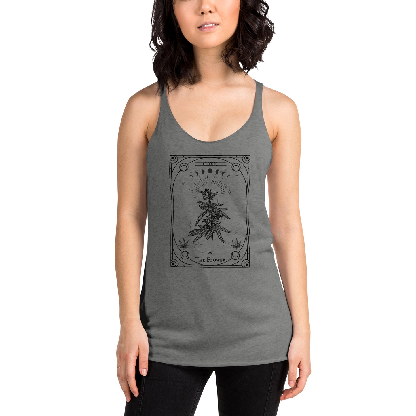 The Flower Tarot Women's Racerback Tank