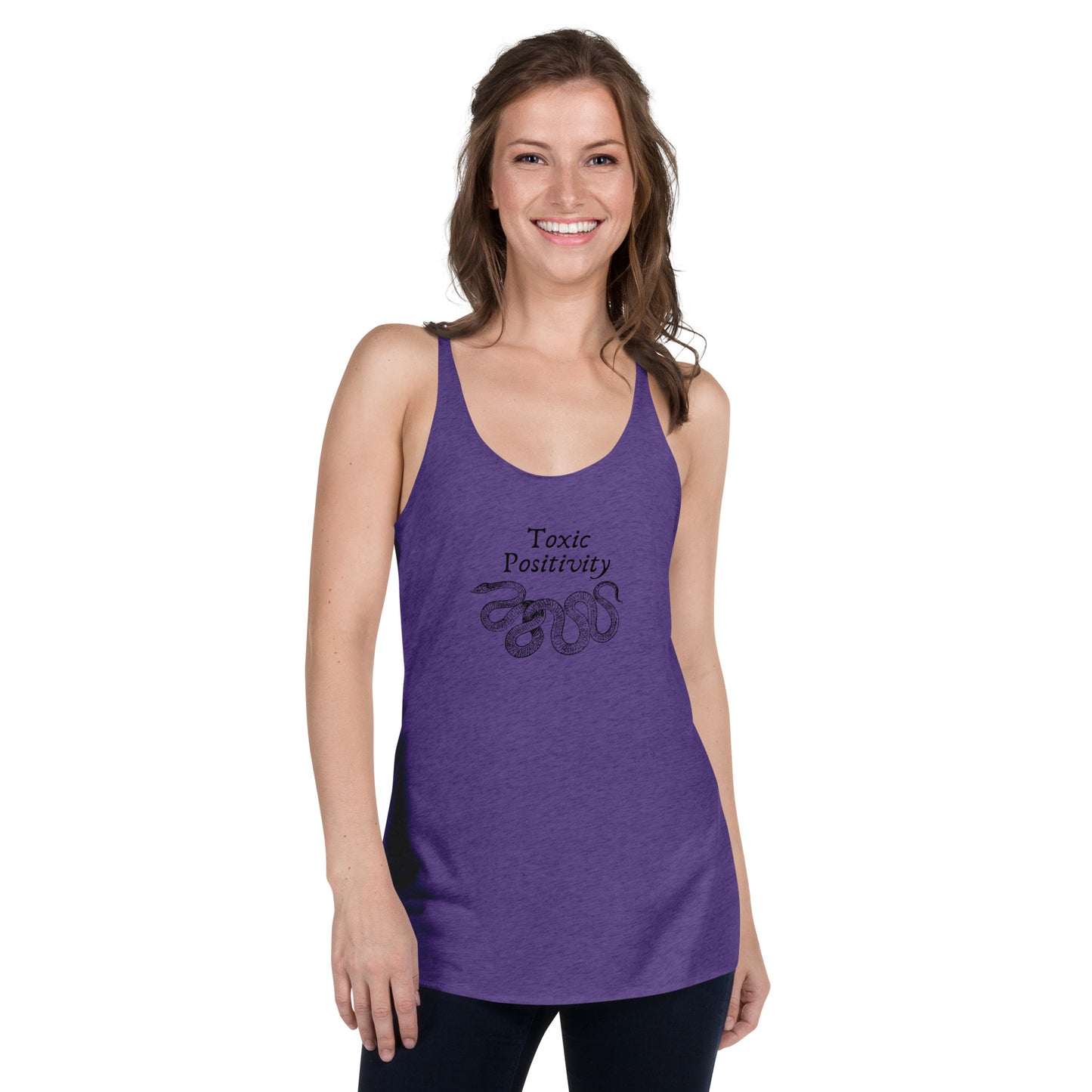 Toxic Positivity Women's Racerback Tank