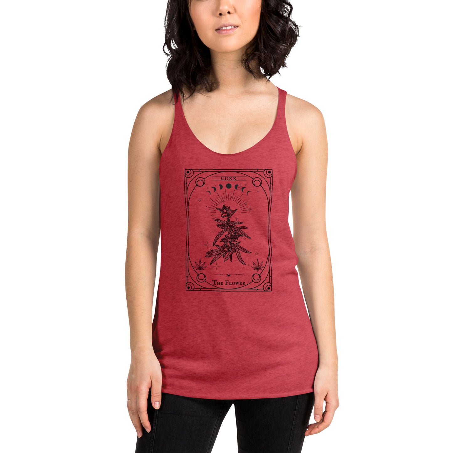 The Flower Tarot Women's Racerback Tank