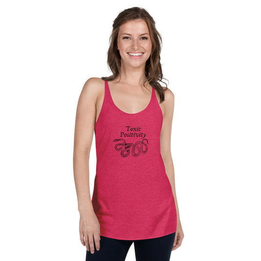 Toxic Positivity Women's Racerback Tank