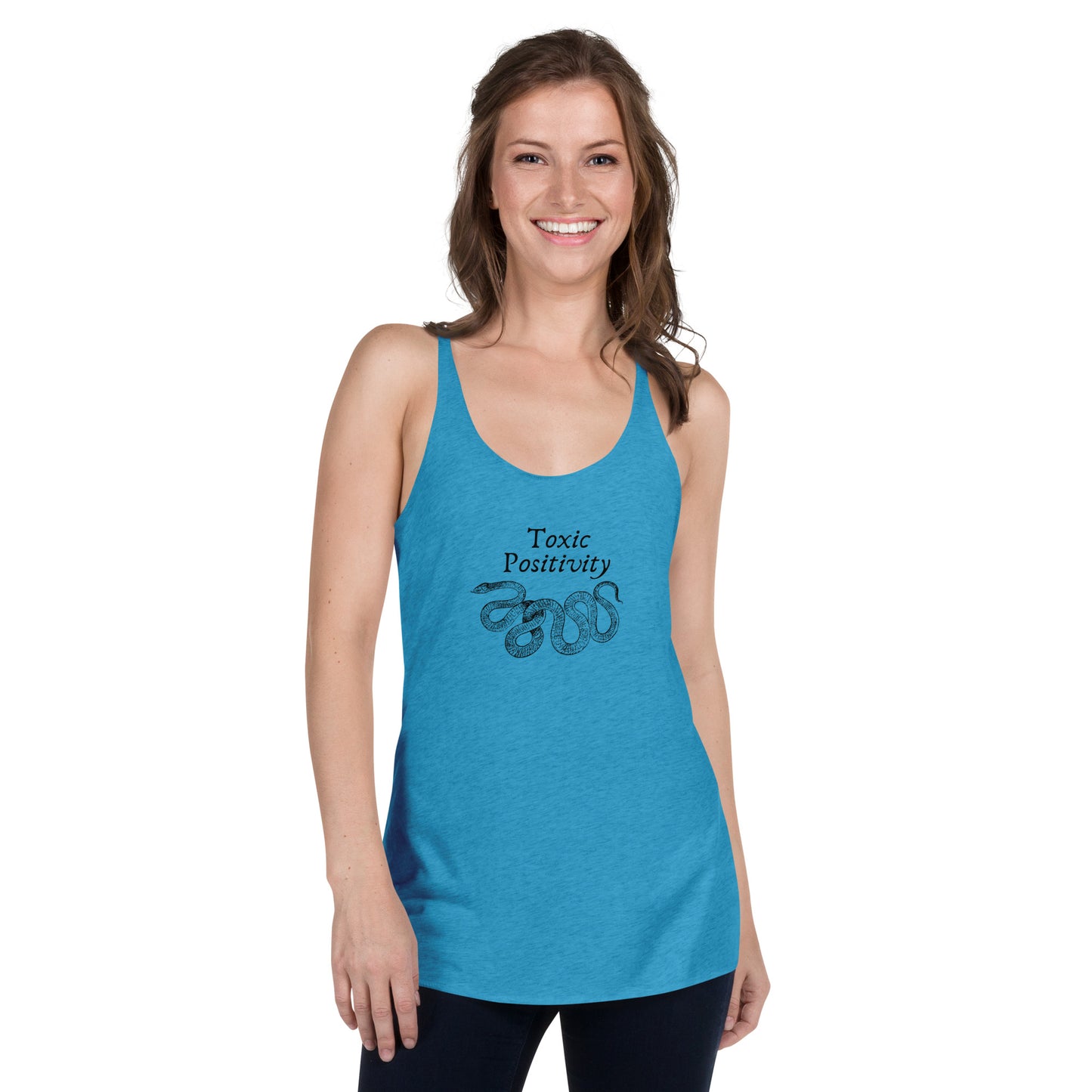 Toxic Positivity Women's Racerback Tank